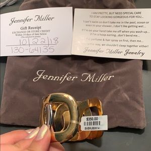 Jennifer Miller circle cuff bracelet.
